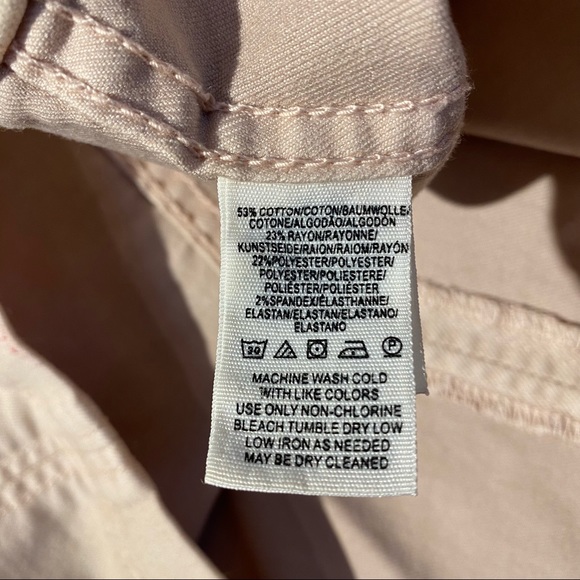 Free People Modern Femme Denim Mini Skirt in Tan Camel size 6 - Picture 9 of 10